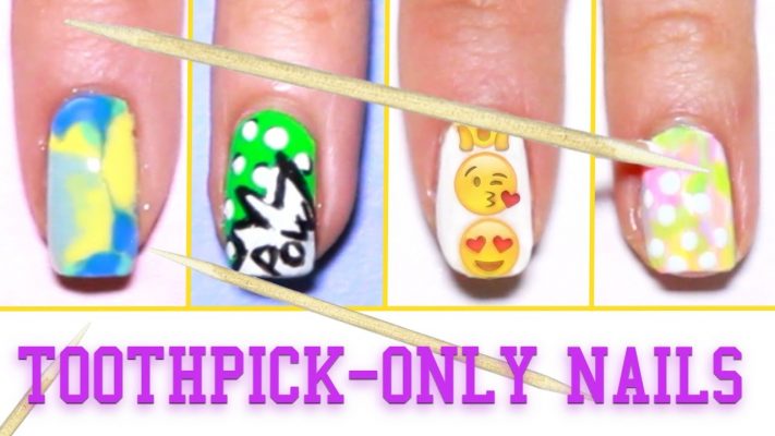 6. Adorable Toothpick Nail Designs - wide 4